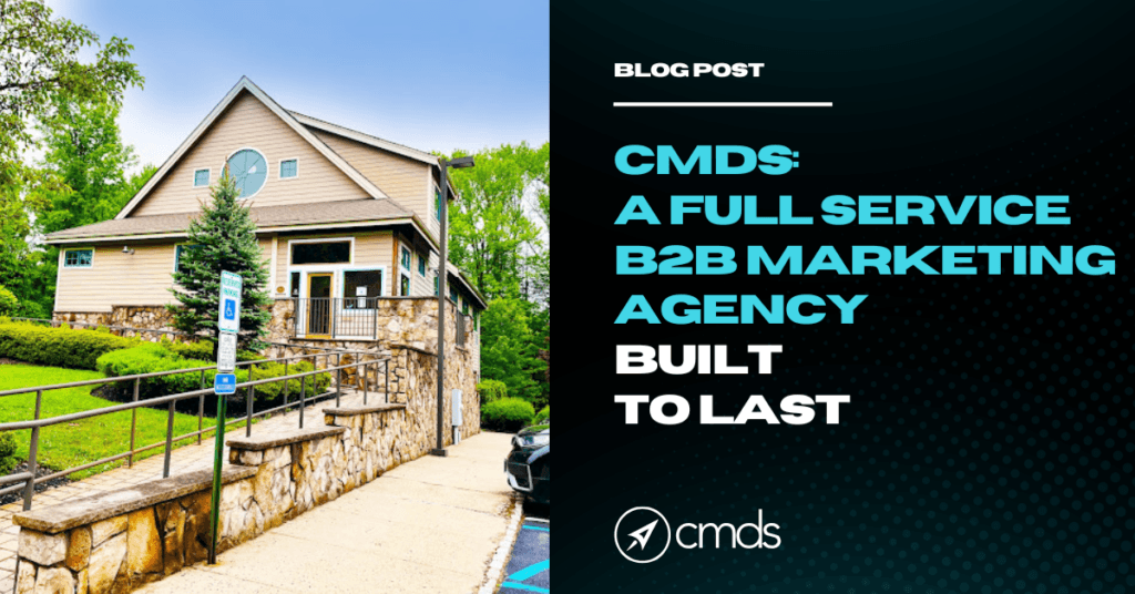 Exterior of the CMDS building in Colts Neck, New Jersey, the home of a full service B2B marketing agency.