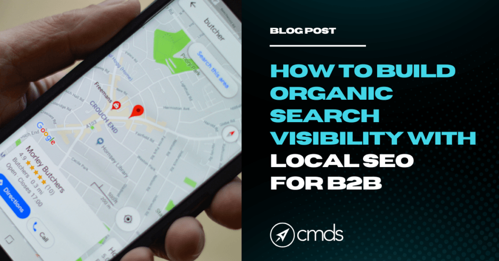 An optimized business listing on Google Maps, demonstrating successful local SEO for b2b visibility.