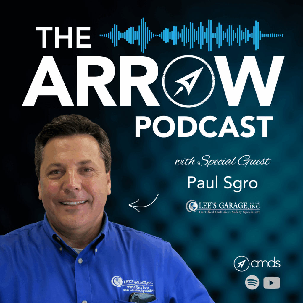 Paul Sgro being interviewed for The Arrow Podcast about the B2C customer experience with Lee's Garage.