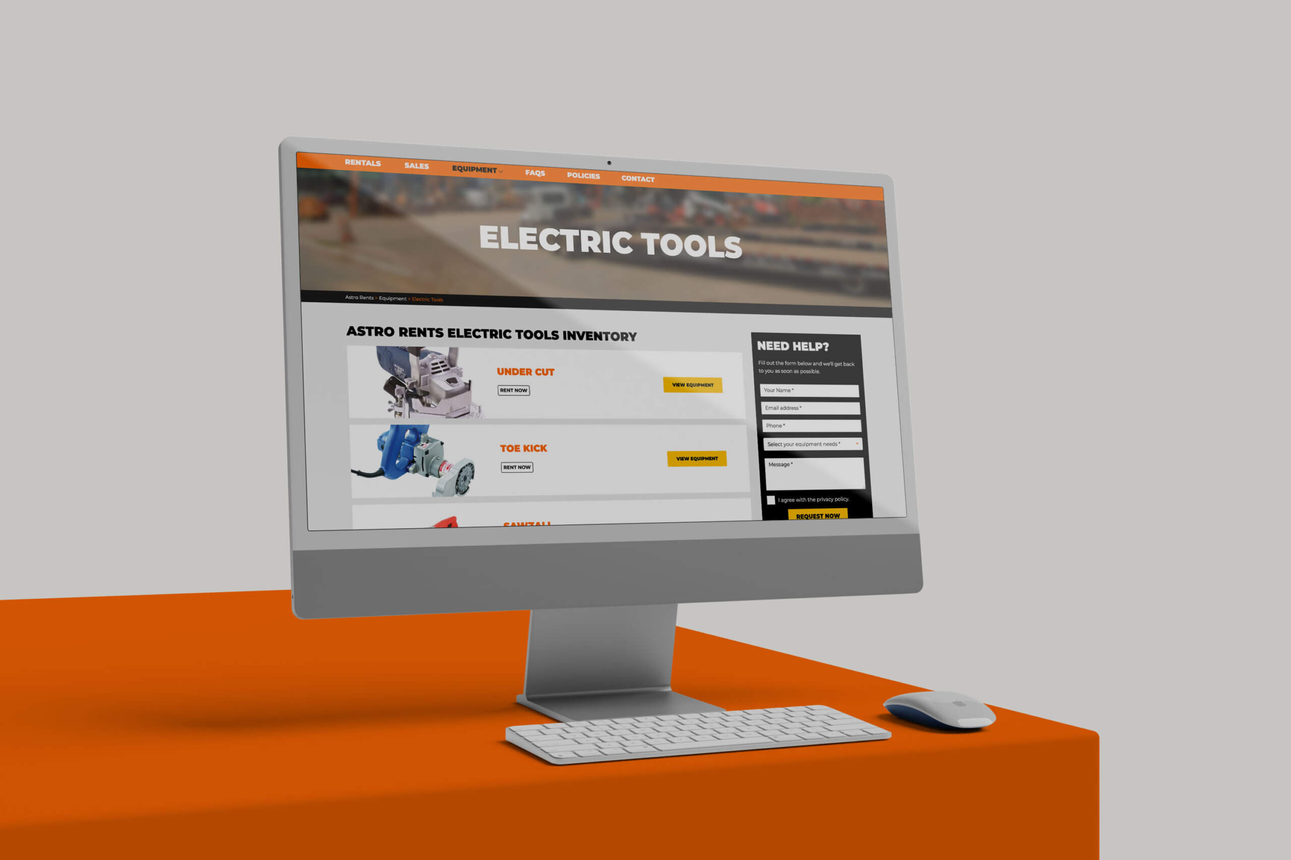 Astro Rents Branding