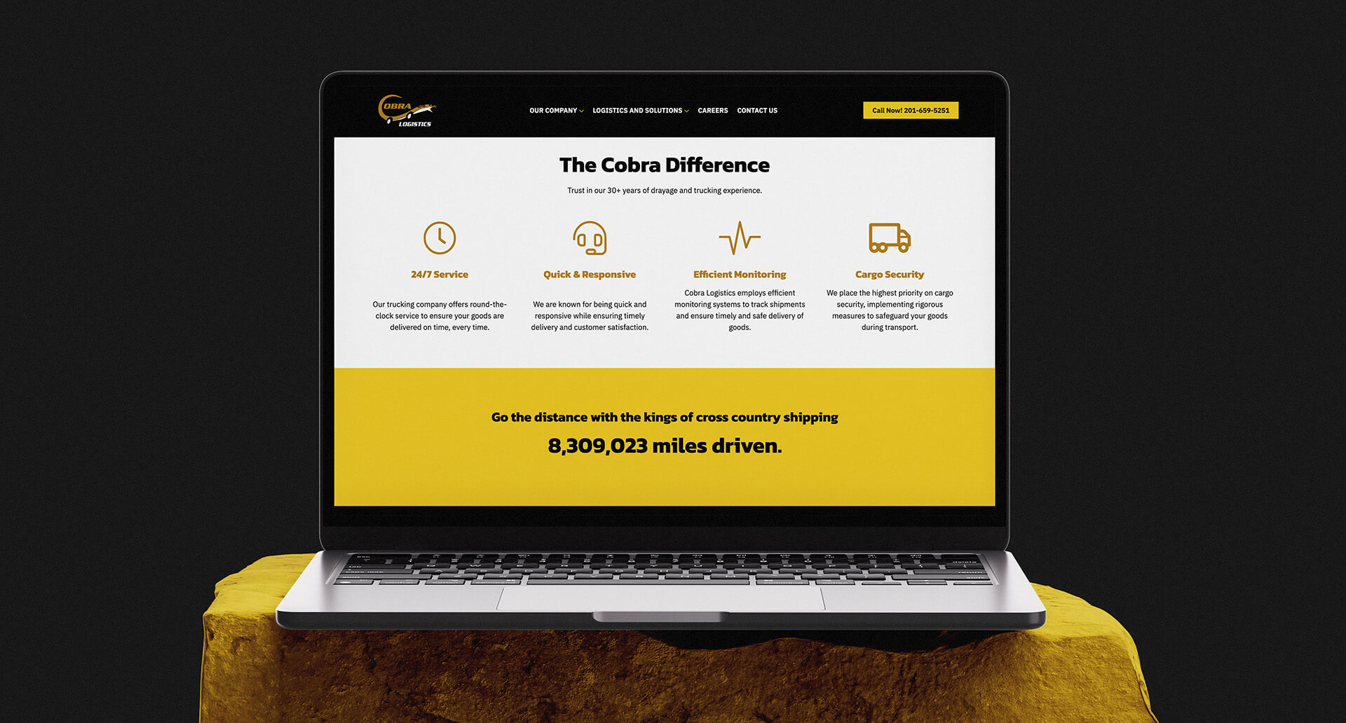 Cobra Logistics Branding